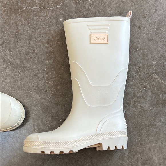 Chloé Wellington Rain Boots Size 5 - Picture 2 of 9